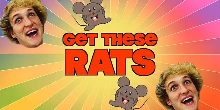 Logan Paul "Get These Rats" title