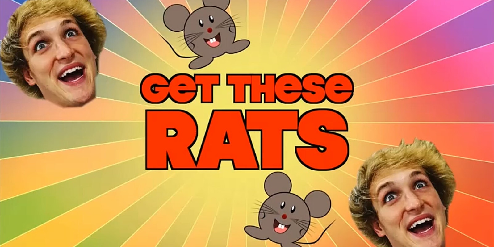 Logan Paul 'Get These Rats' title
