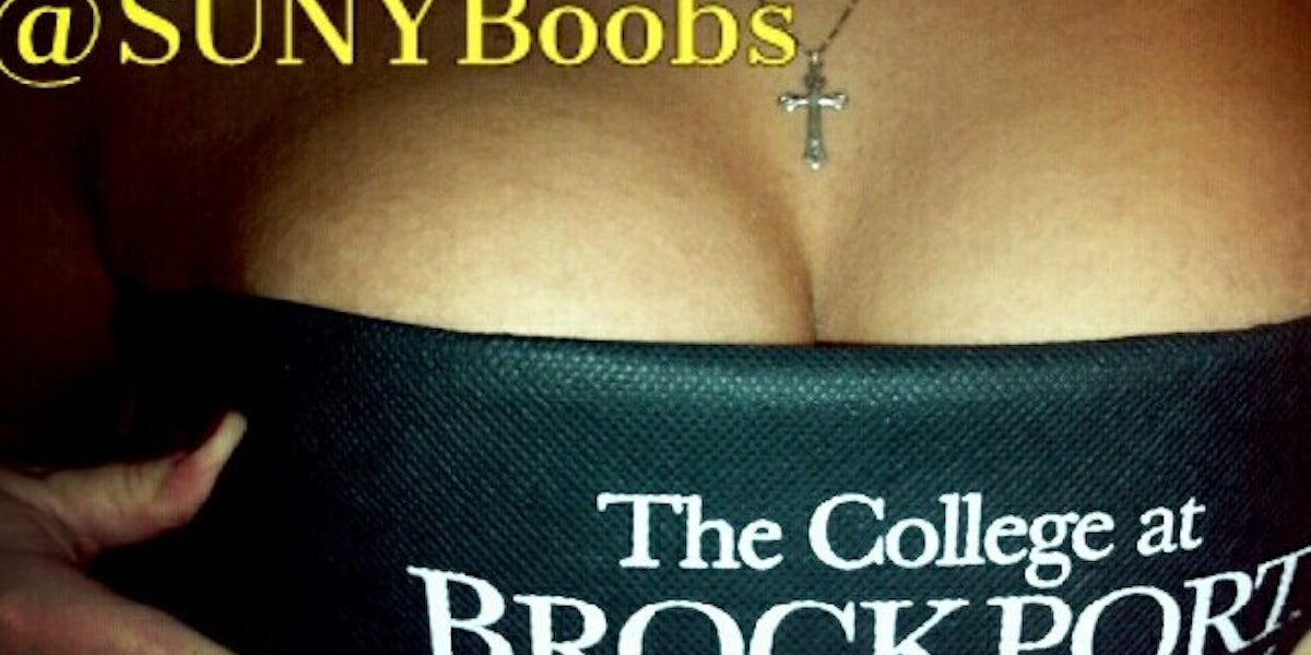 Not everyone loves SUNY's boobs-only Twitter account