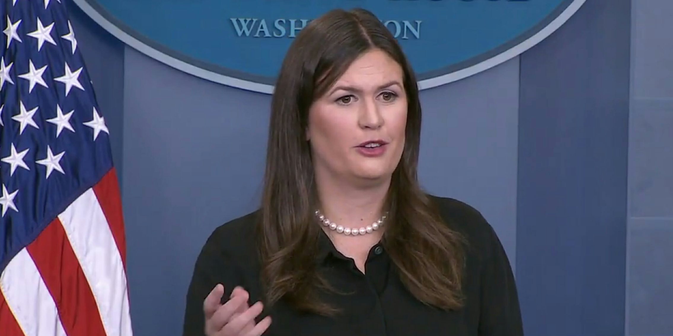 White House Press Secretary Sarah Huckabee Sanders clearly is not a fan of the single-payer healthcare plan Sen. Bernie Sanders (I-V.t) introduced on Wednesday.