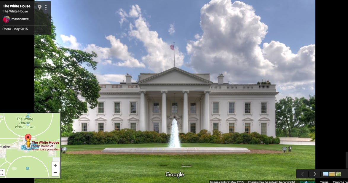 Google Street View of Jimmy Carter's old house