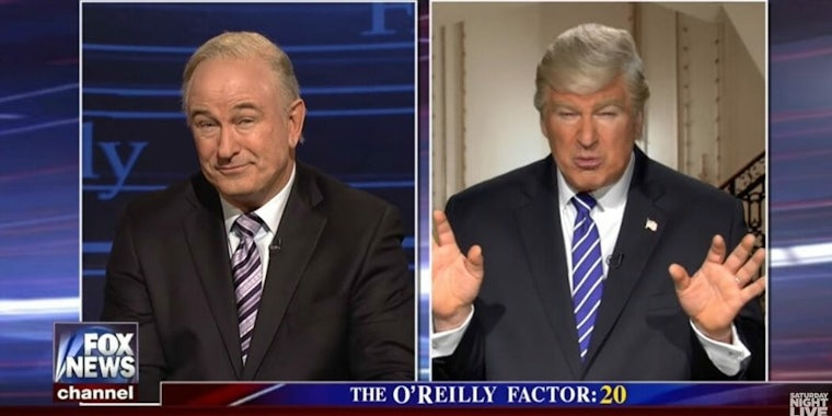 Alec Baldwin SNL Bill O'Reilly Donald Trump