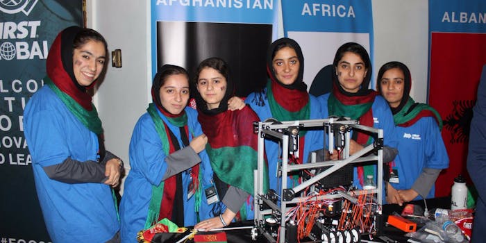 The Afghan girls robotics team