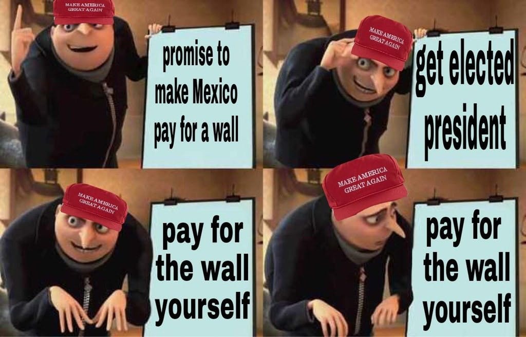 trump gru meme