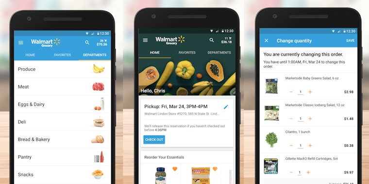 Walmart Grocery grocery delivery app