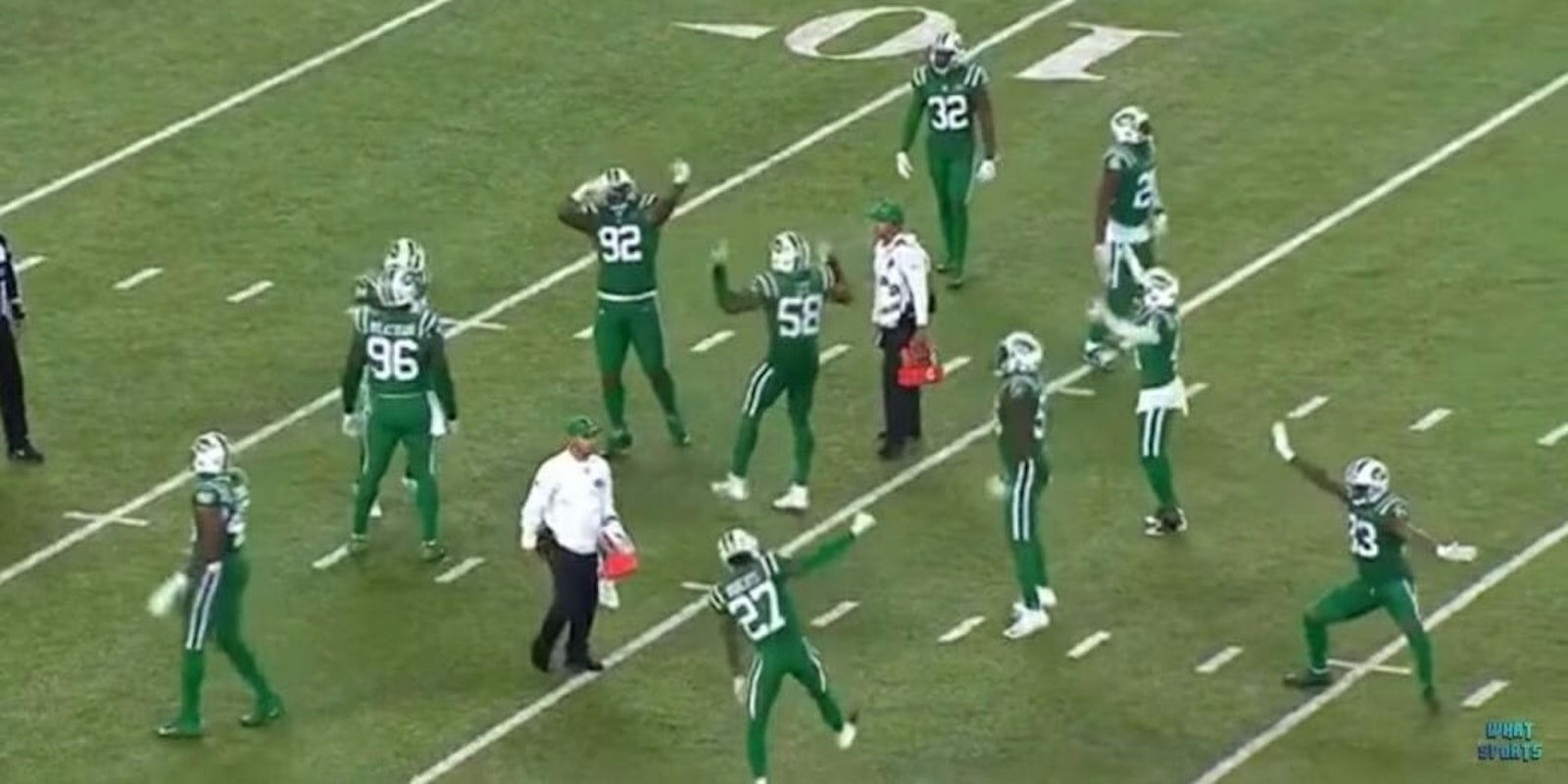 New York Jets dancing hashtag