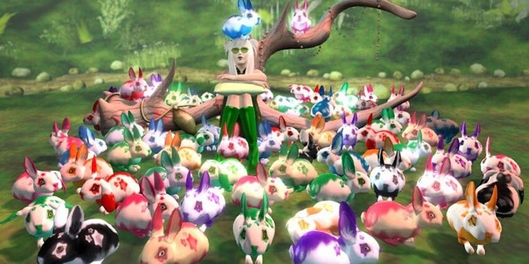 army of second life ozimals bunnies