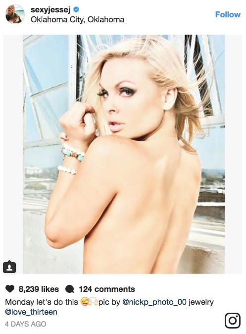 instagram porn stars : Jesse Jane