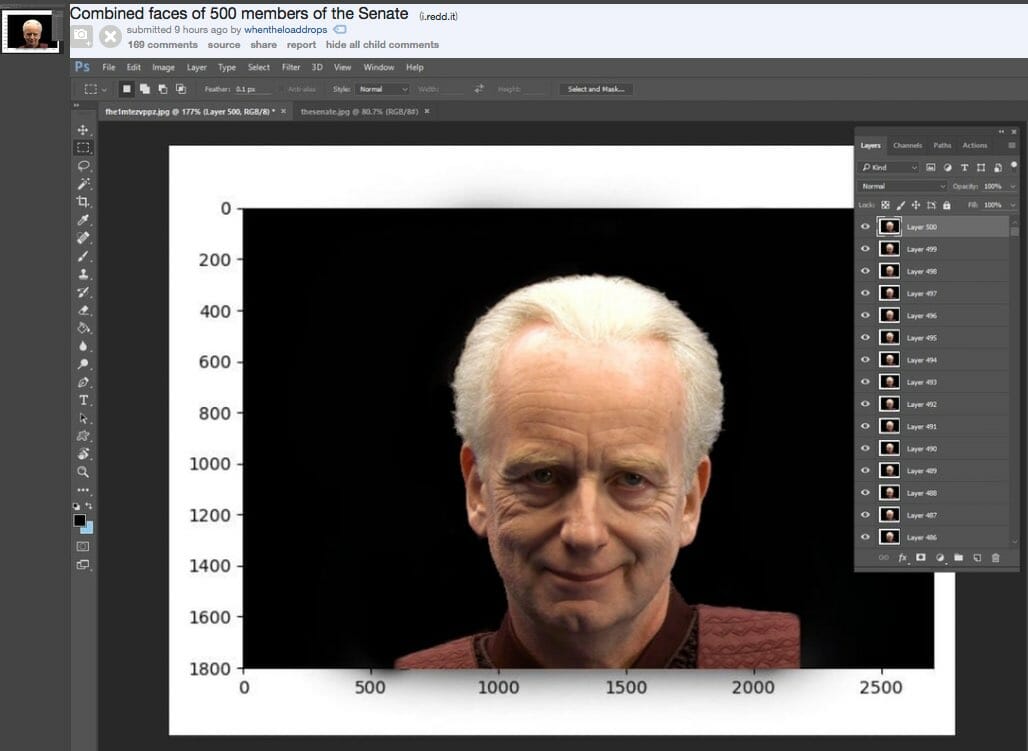 palpatine 500 faces meme the senate