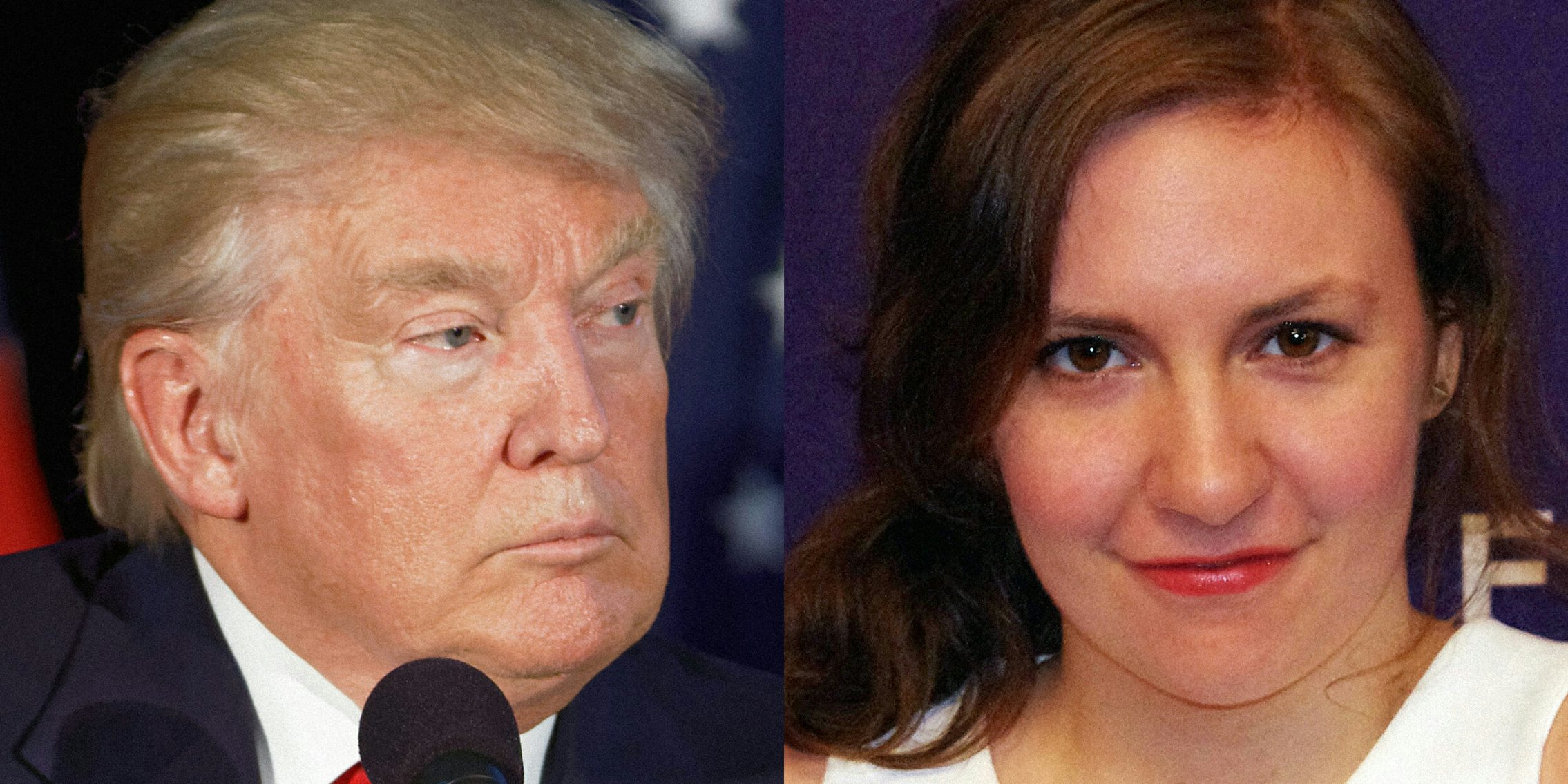 Lena Dunham compares Donald Trump to Dylann Roof