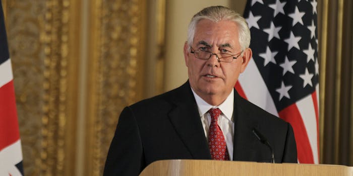 Rex Tillerson denied reports that he wanted to leave the Trump administration.