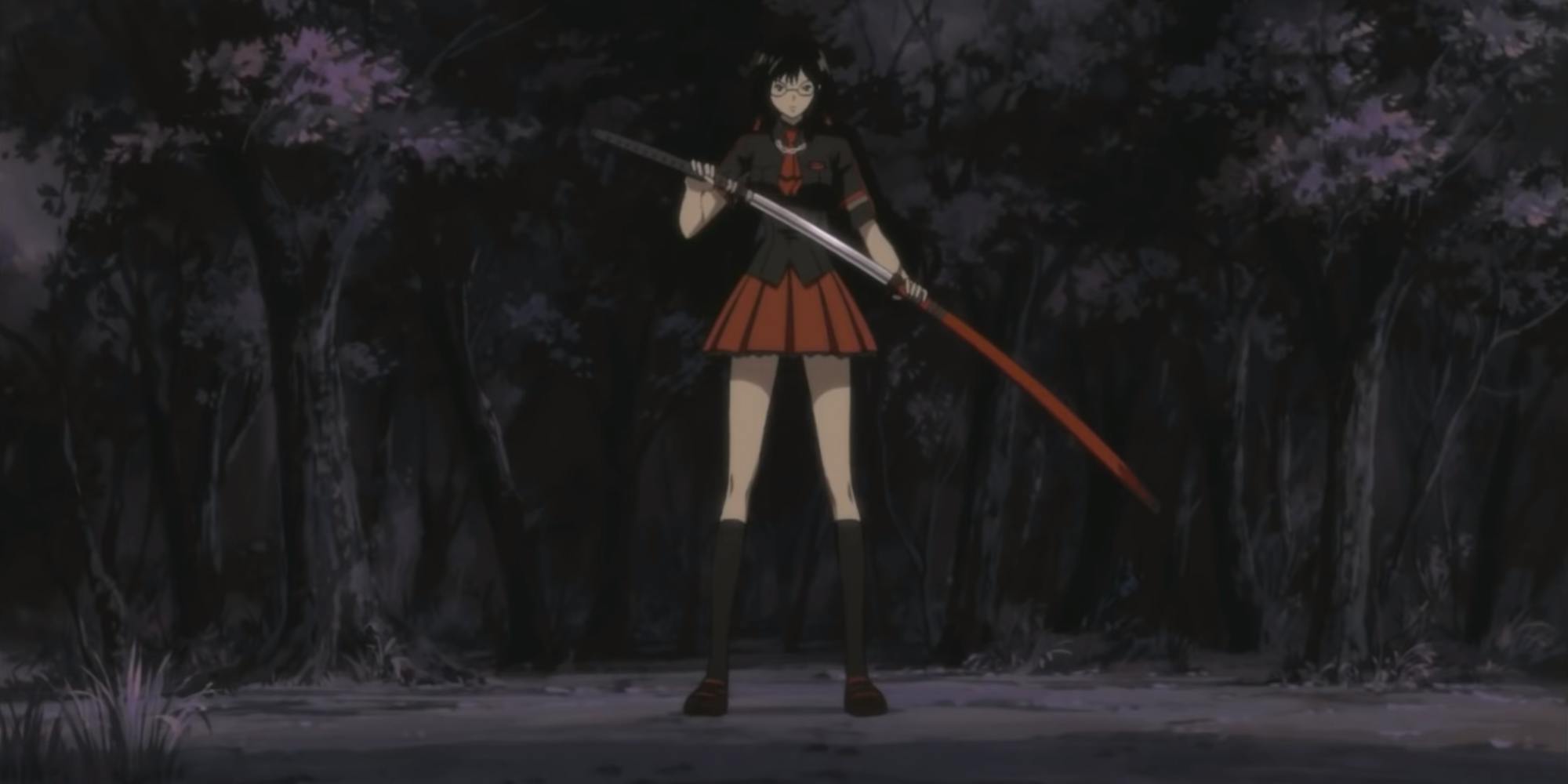 hulu best anime series - blood c