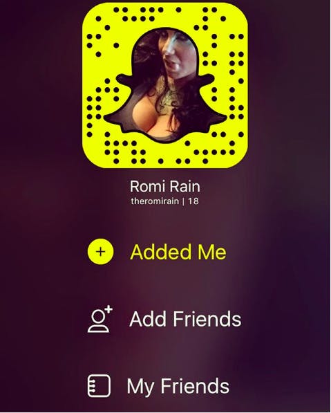sexy Snapchat girls: romi rain snapchat