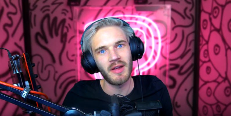 most subscribed channel on youtube - pewdiepie
