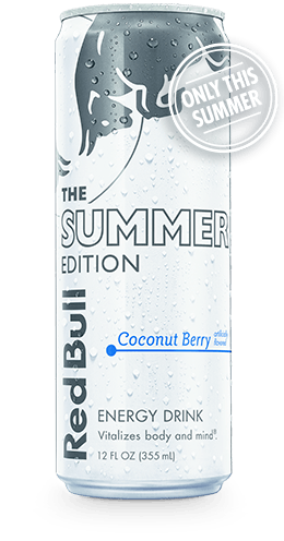 red bull white summer coconut berry