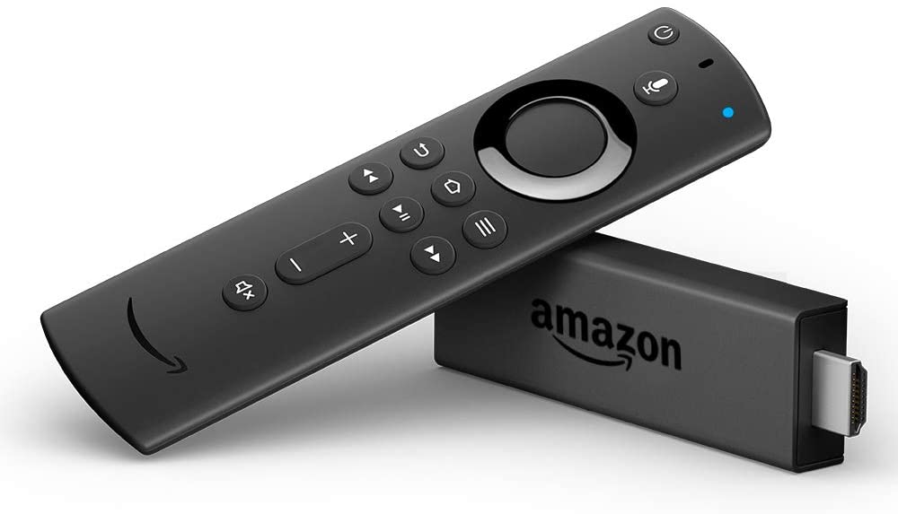 Fire TV Stick 4K streaming device, thousands of 4K Ultra HD movies  and TV episodes, supports Wi-Fi 6, watch free & live TV in the Media  Streaming Devices department at