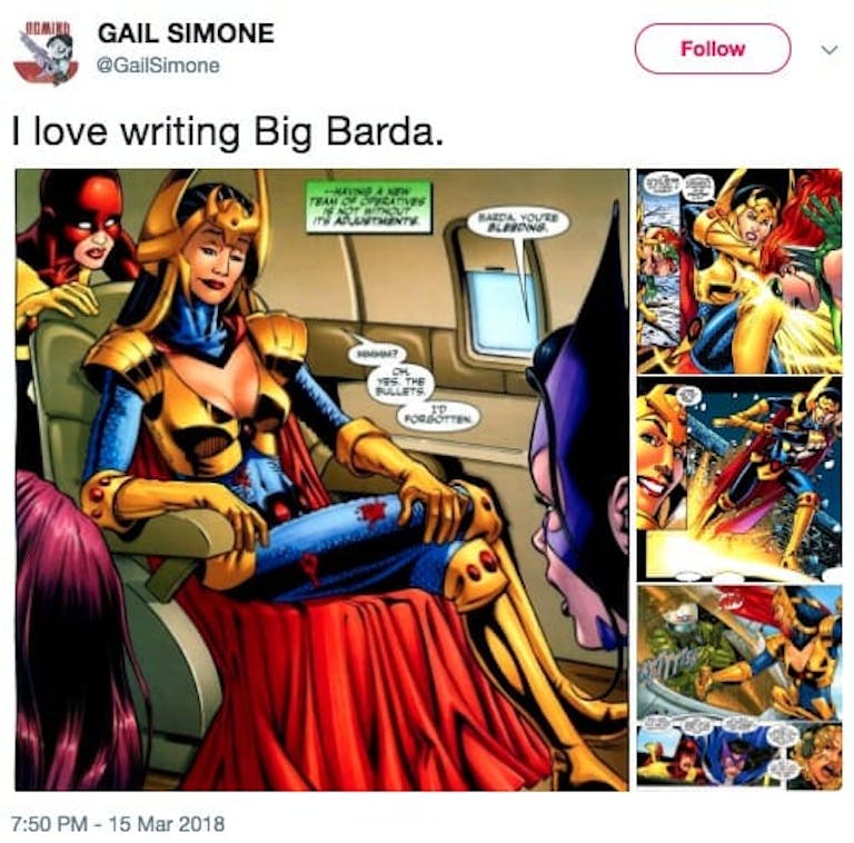 female superheroes list - Big Barda