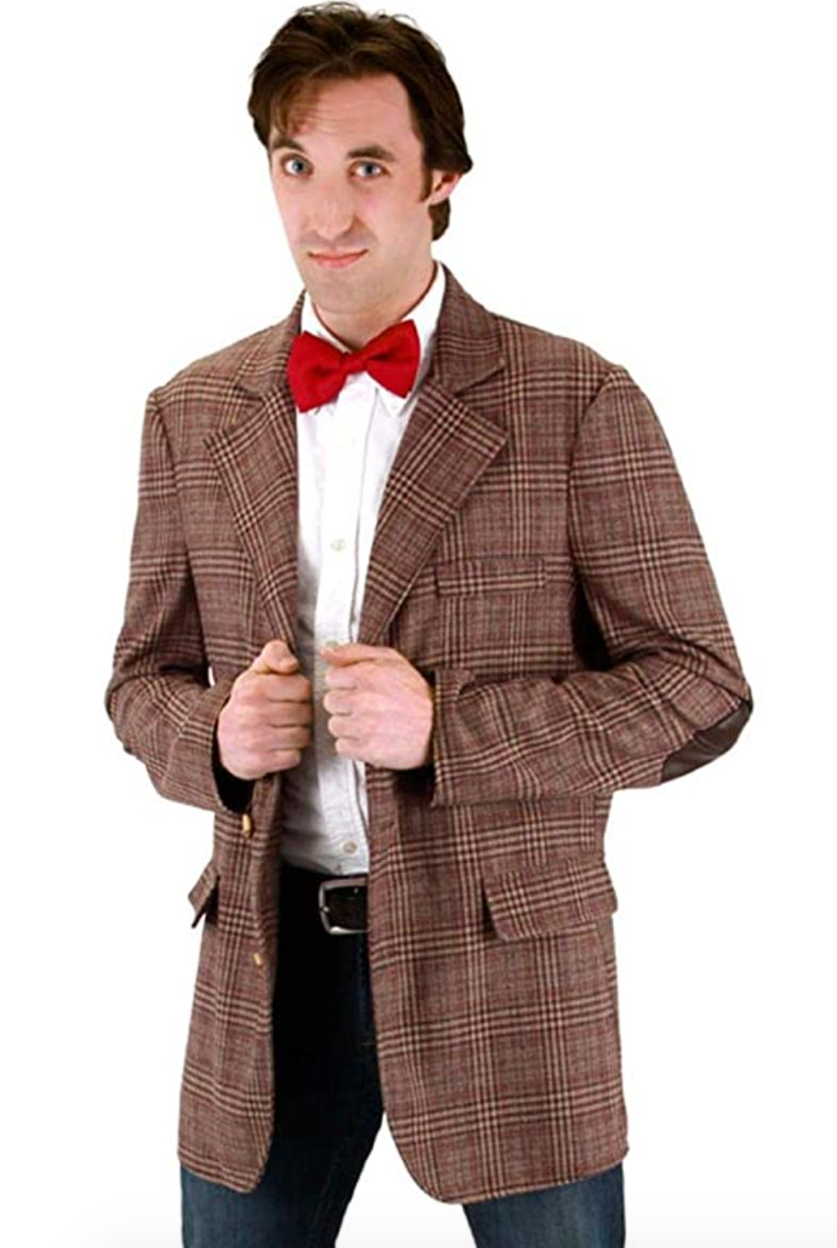 Man in Doctor Who costume.