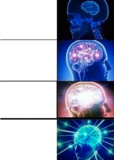 what is a meme - galaxy brain template