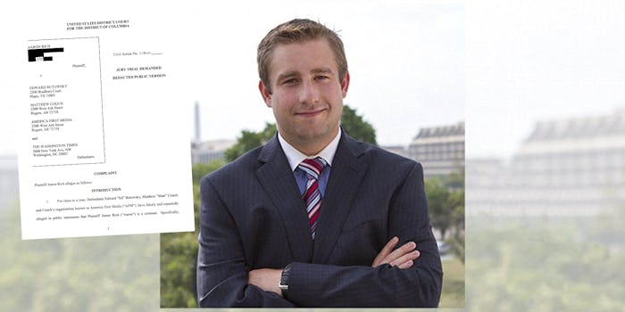 Aaron Rich, the brother of Seth Rich, is suing Matt Couch, American First Media, Ed Butowsky, and the Washington Times for making defamatory statements.