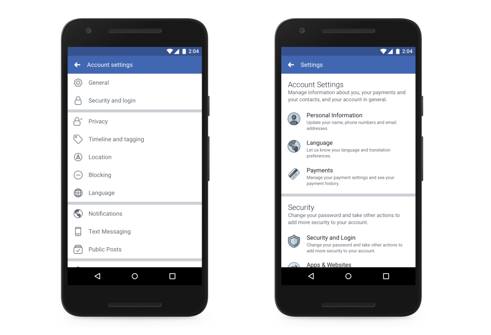 facebook new privacy settings