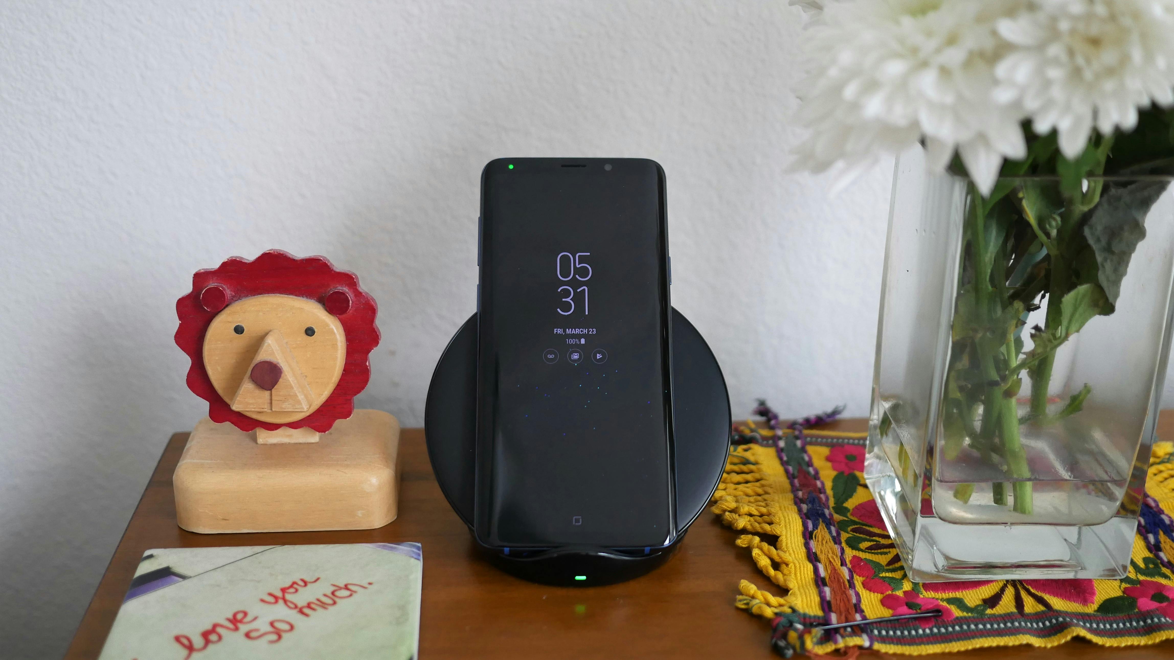 samsung galaxy s9+ review wireless charing