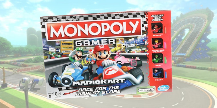 monopoly gamer Mario kart