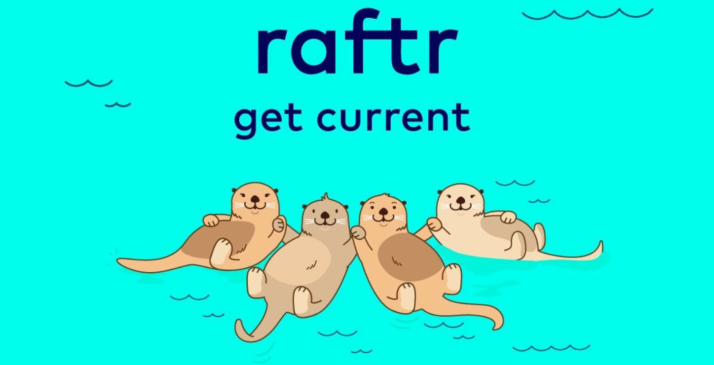 Raftr app logo social media