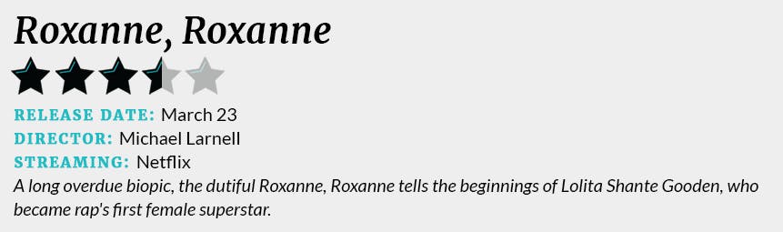 Roxanne, Roxanne review box