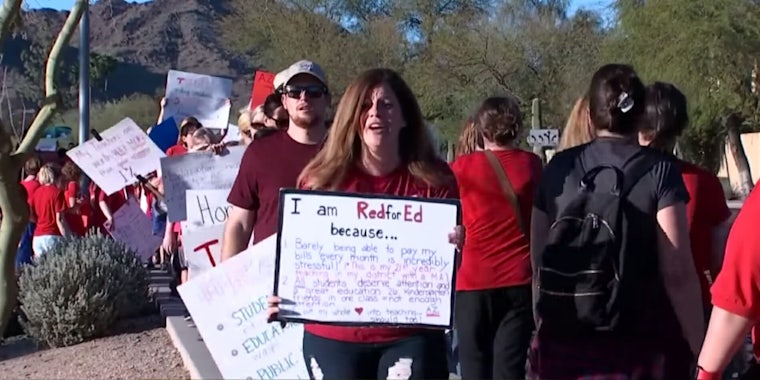 Arizona educators voted to strike next week for better education funding.