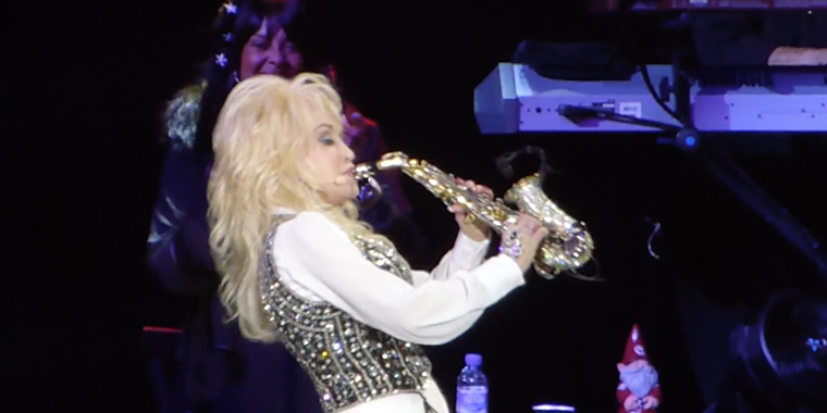 Dolly Parton Saxophone