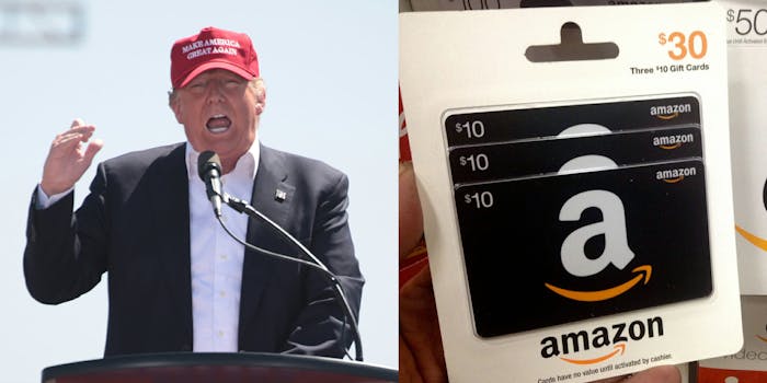 President Donald Trump continues to attack Amazon on Twitter, with one report suggesting that the president wants to 'fu** with' Jeff Bezos, the online retailer's founder.