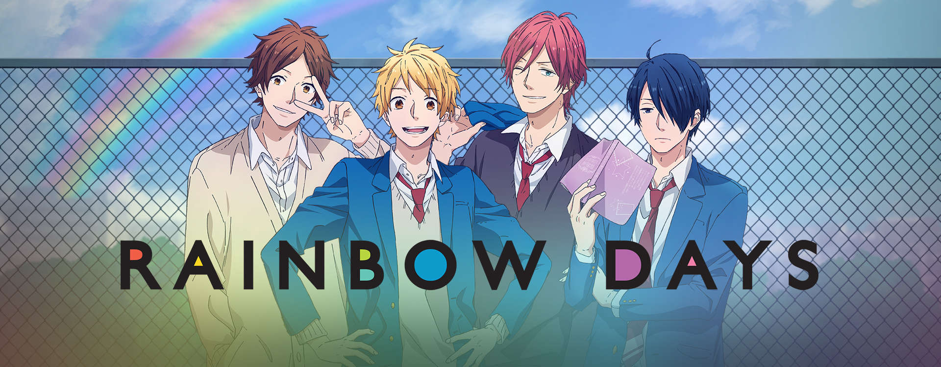 best romance anime : rainbow days