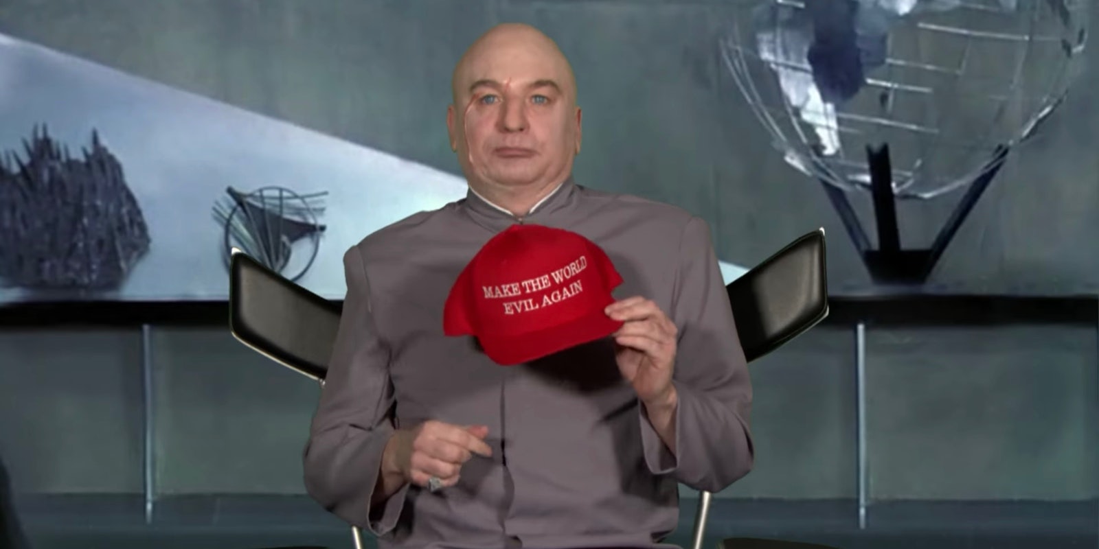 Dr. Evil Tells Fallon He Was 'Fired' From Trump's Cabinet