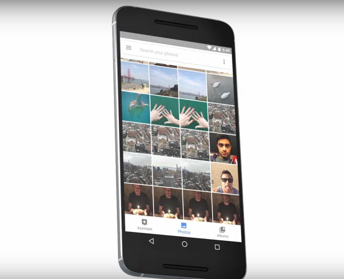 google photos app android smartphone cloud storage