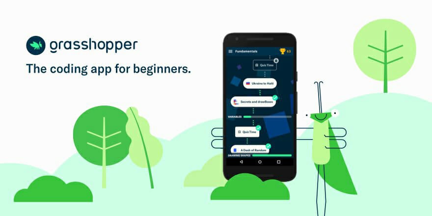  grasshopper google app offers games to help you learn to code