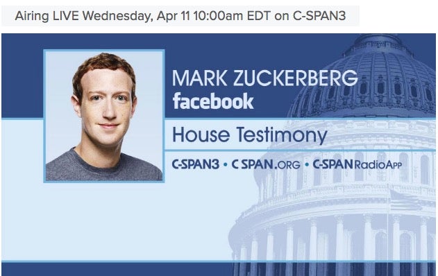 how to watch zuckerberg house testimony