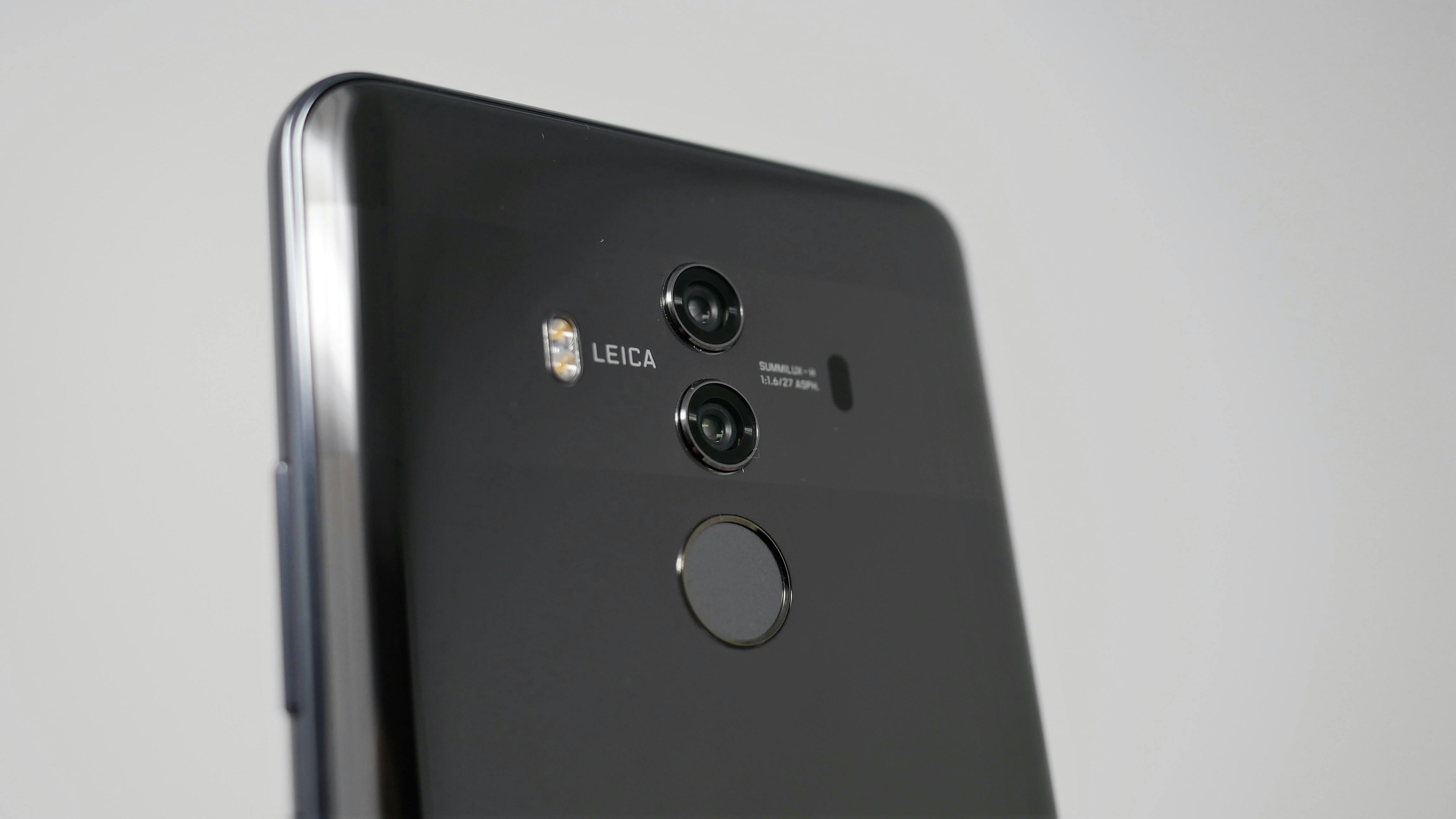 best smartphones 2018 - Huawei Mate 10 Pro rear dual-lens camera