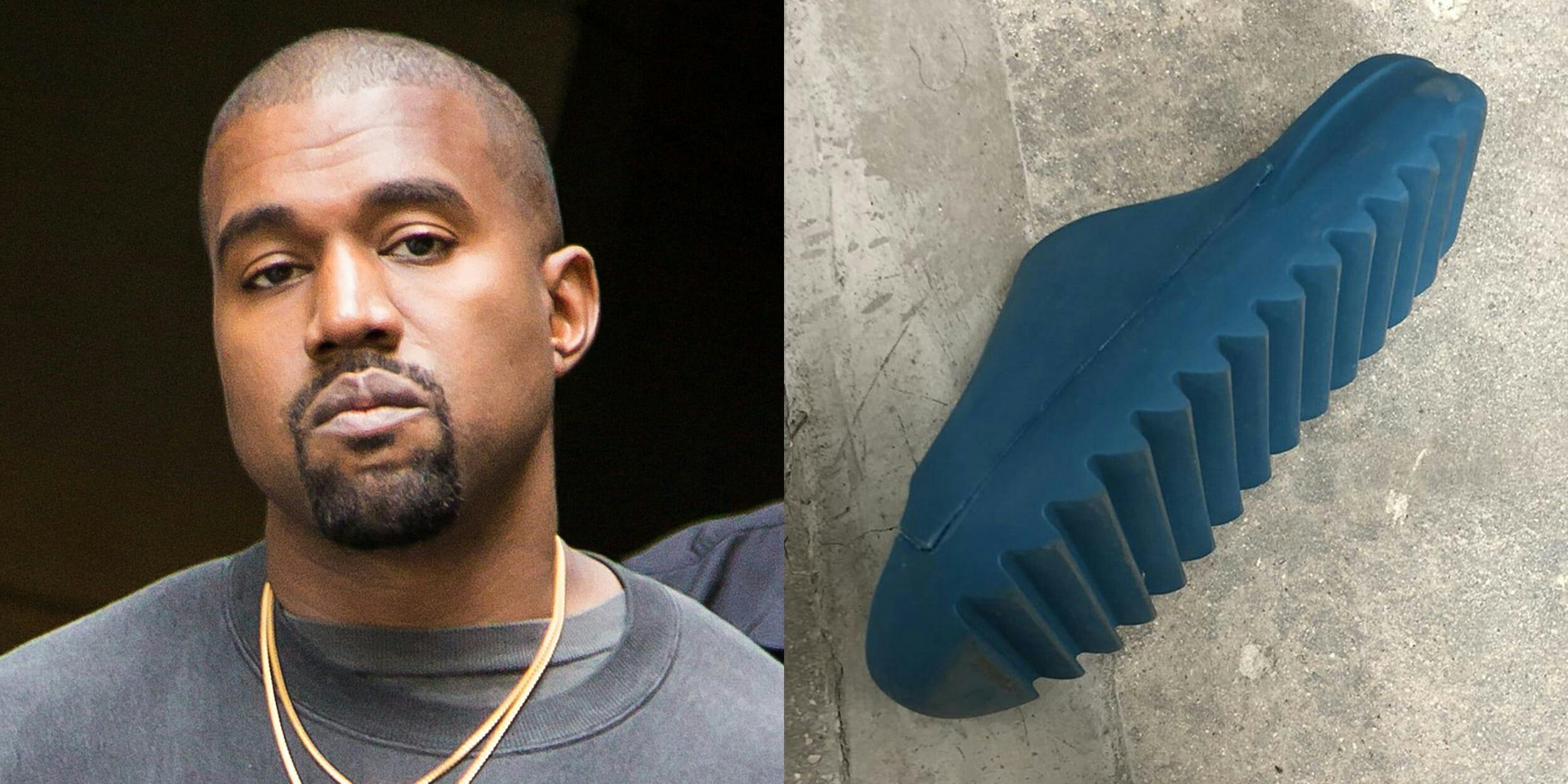 Канью вест зубы. Канье Уэст в Yeezy Slide. Кани Вест зубы титановые. Adidas Yeezy Slide Kanye West.