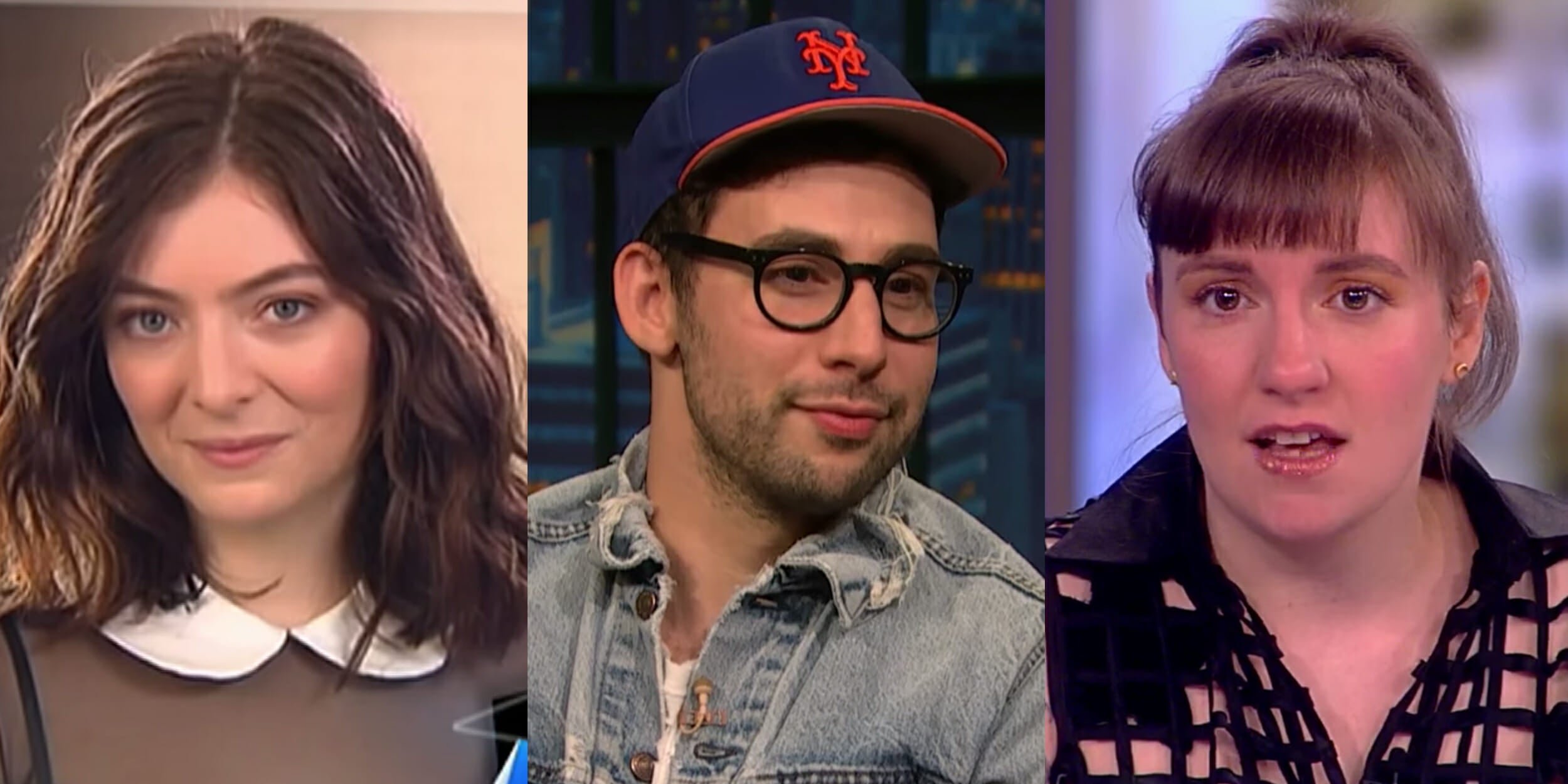 Lorde, Jack Antonoff, and Lena Dunham