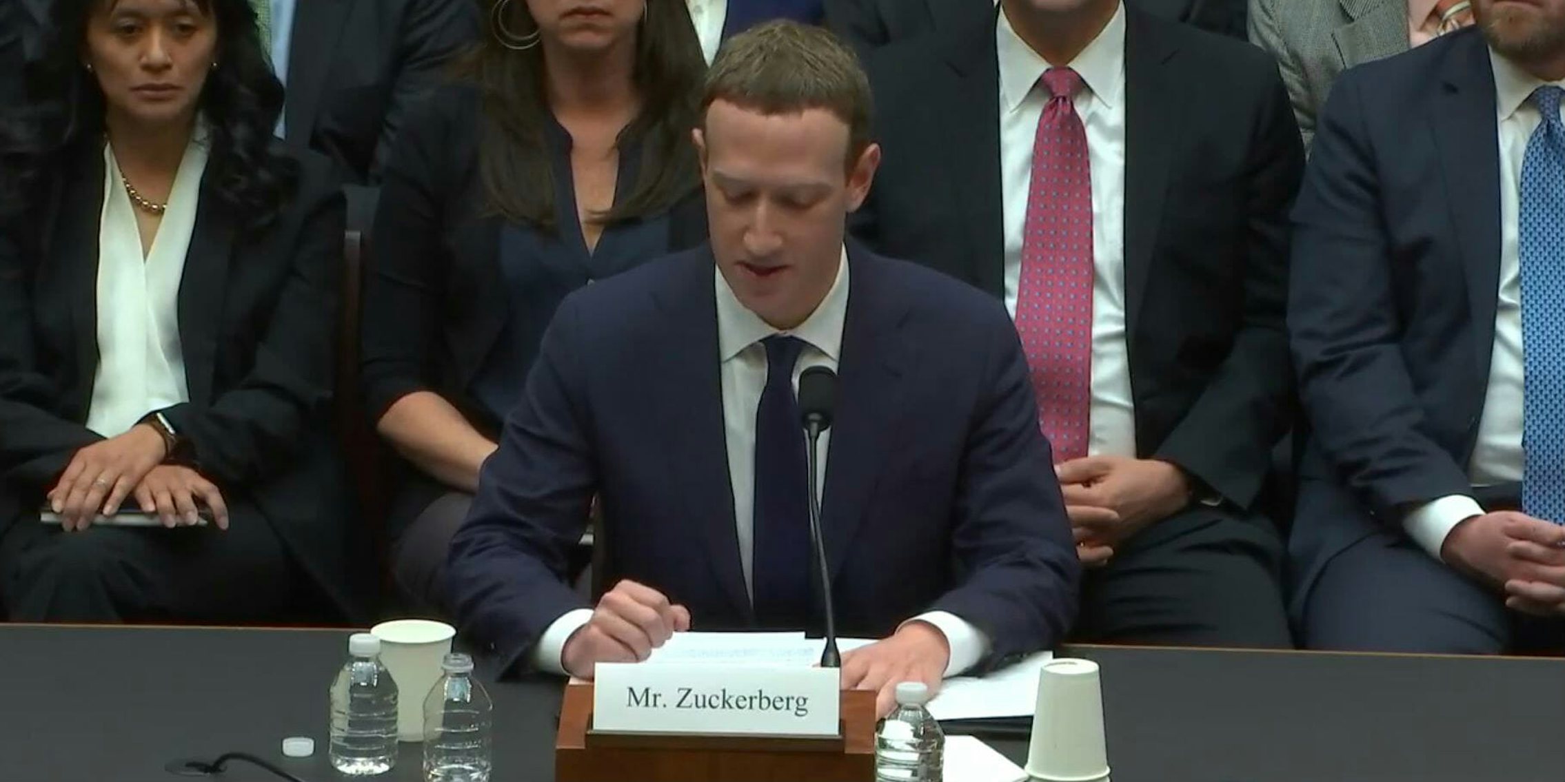 mark zuckerberg facebook ceo testimony