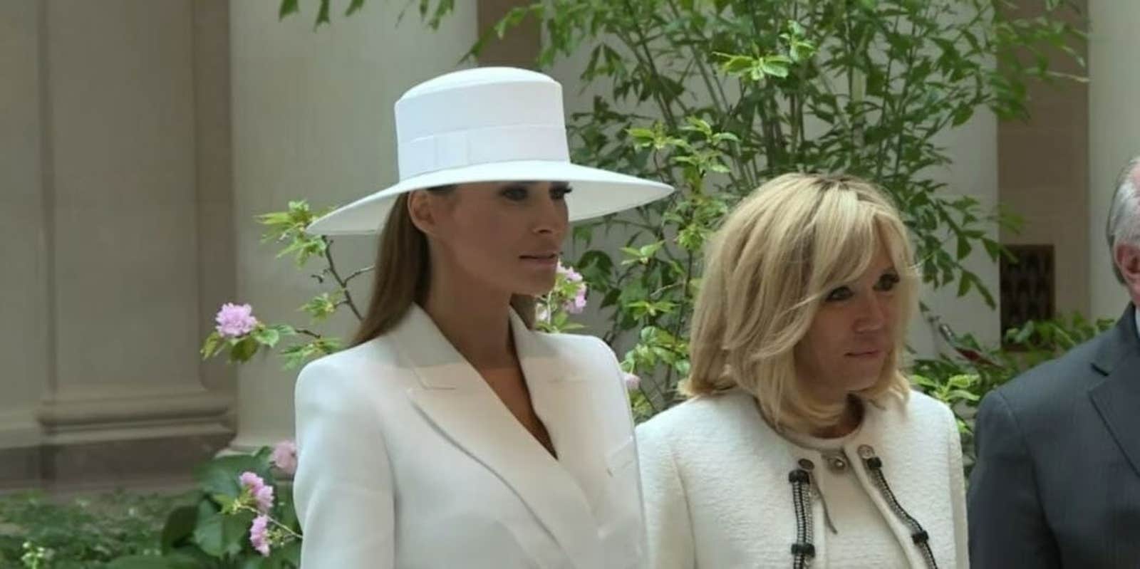 French First Lady Brigitte Macron Says Melania Trump ‘Cannot Do
