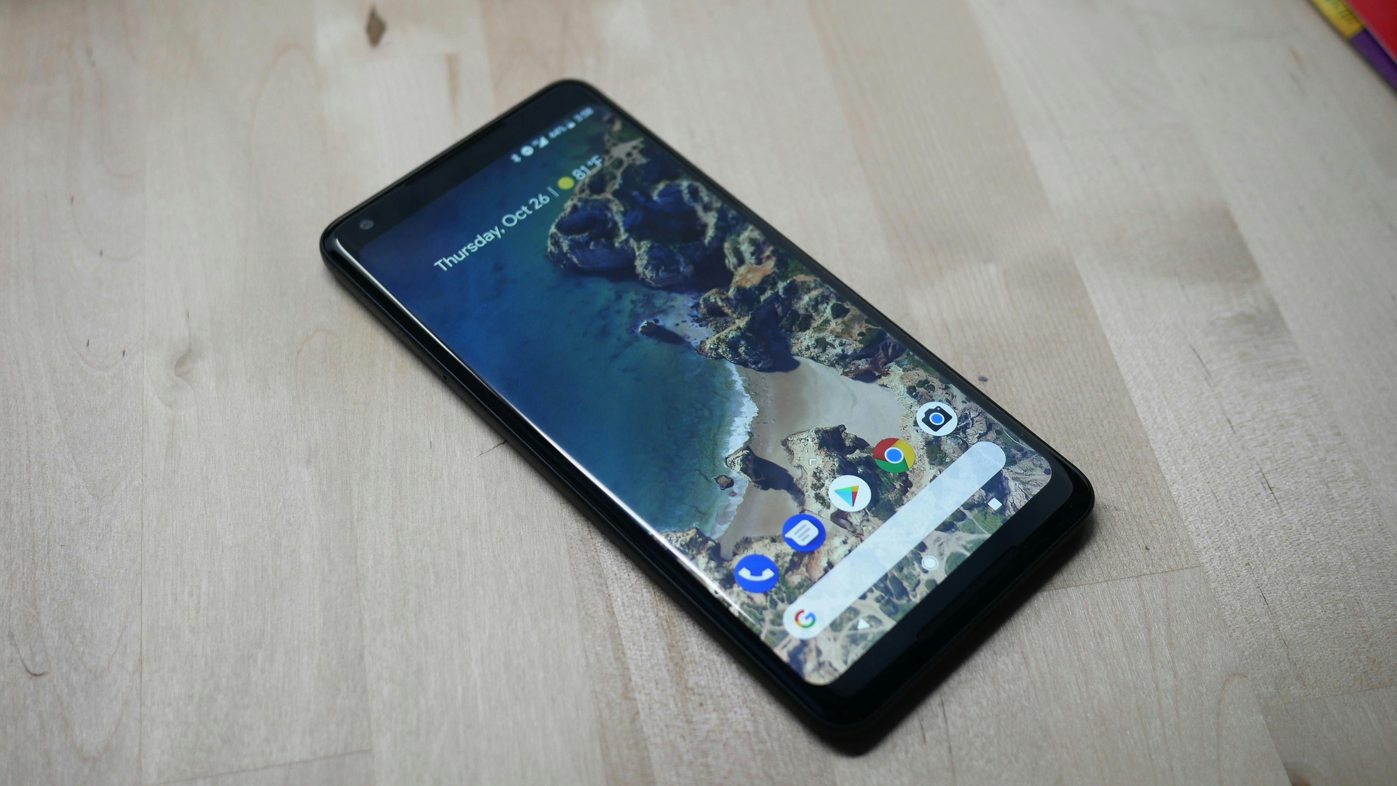 google pixel 2xl front screen display