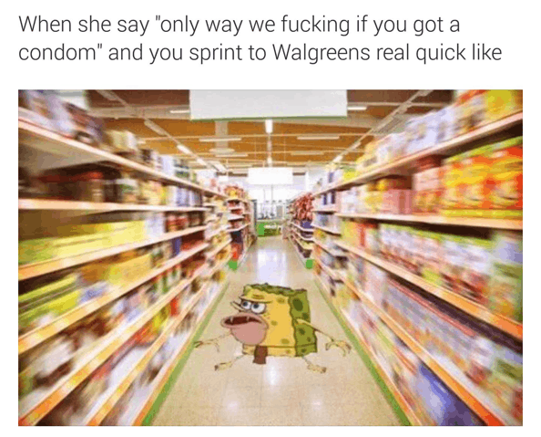 spongegar condoms spongebob meme