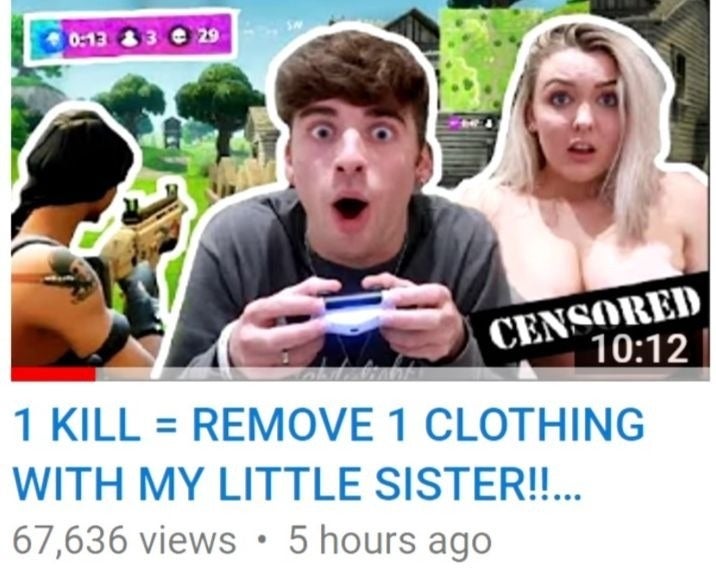 Touchdalight YouTube clickbait