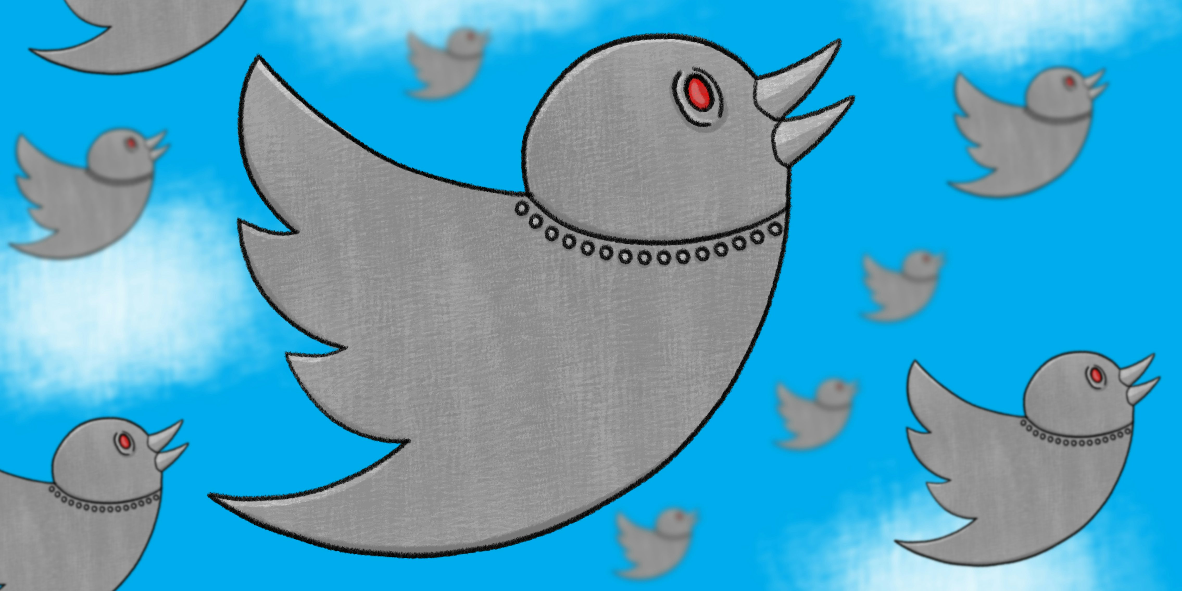 Robotic Twitter birds in flight