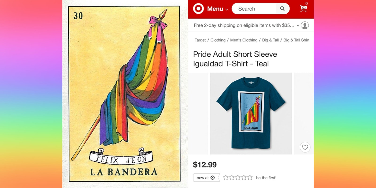 Target steals LGBTQ+ shirt from artist Félix D'Eon