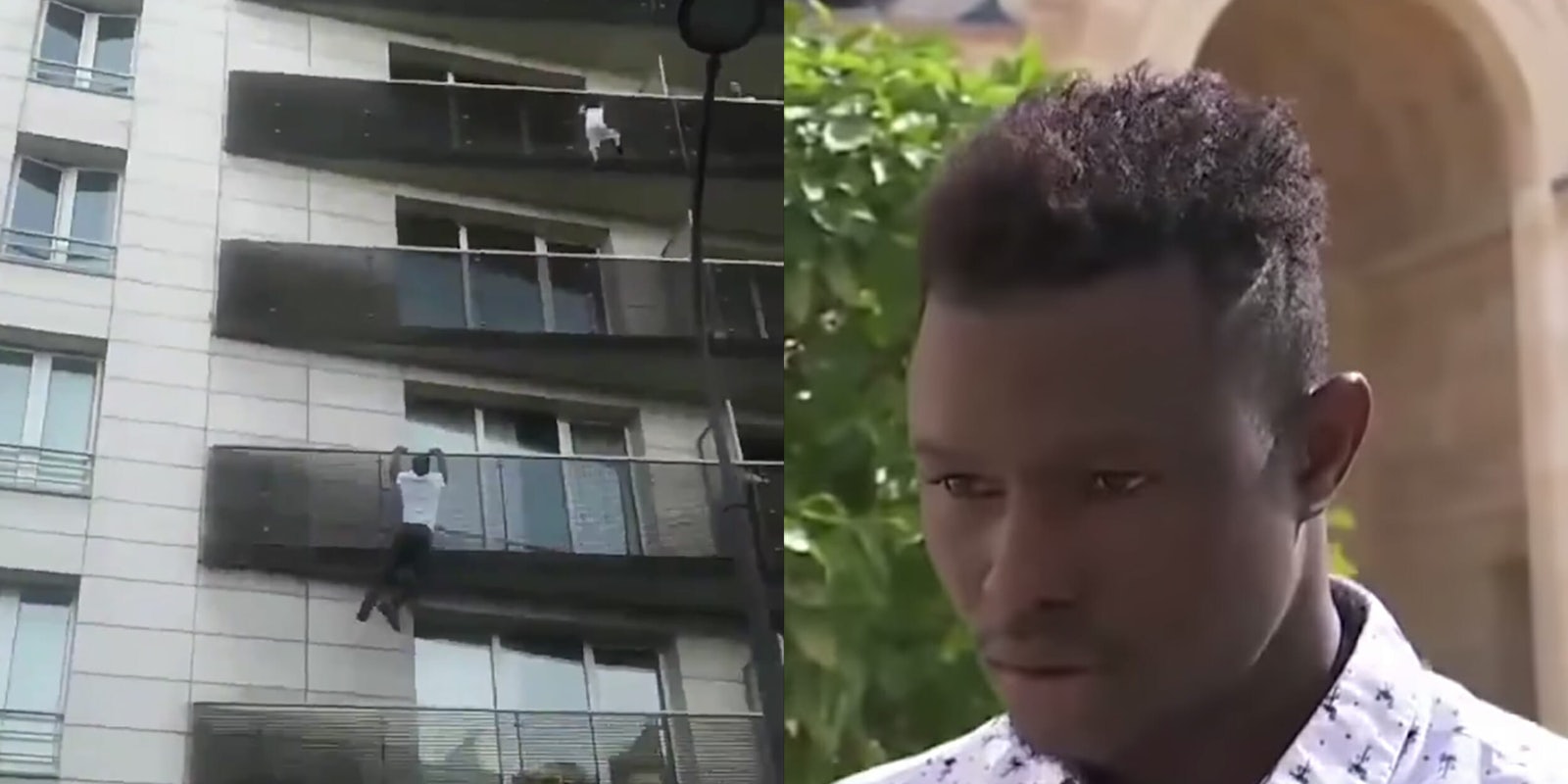 Mamoudou Gassama was offered French citizenship after saving a toddler who was hanging from a balcony.