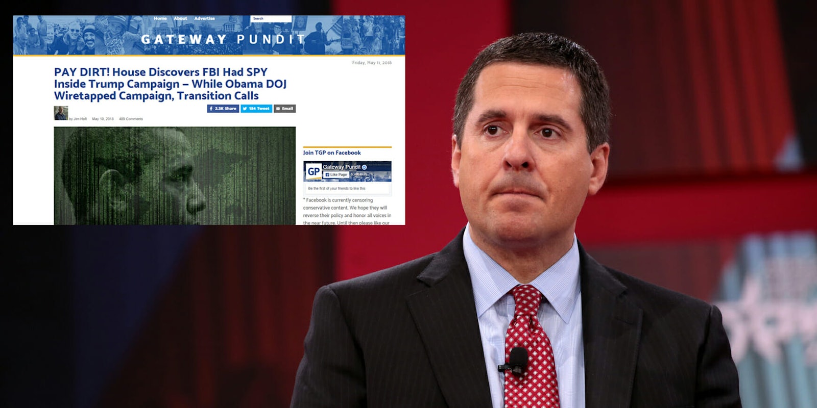 Right wing websites and personalities online are fretting over a 'secret intelligence source' that the intelligence communities don't want Rep. Devin Nunes to know about.