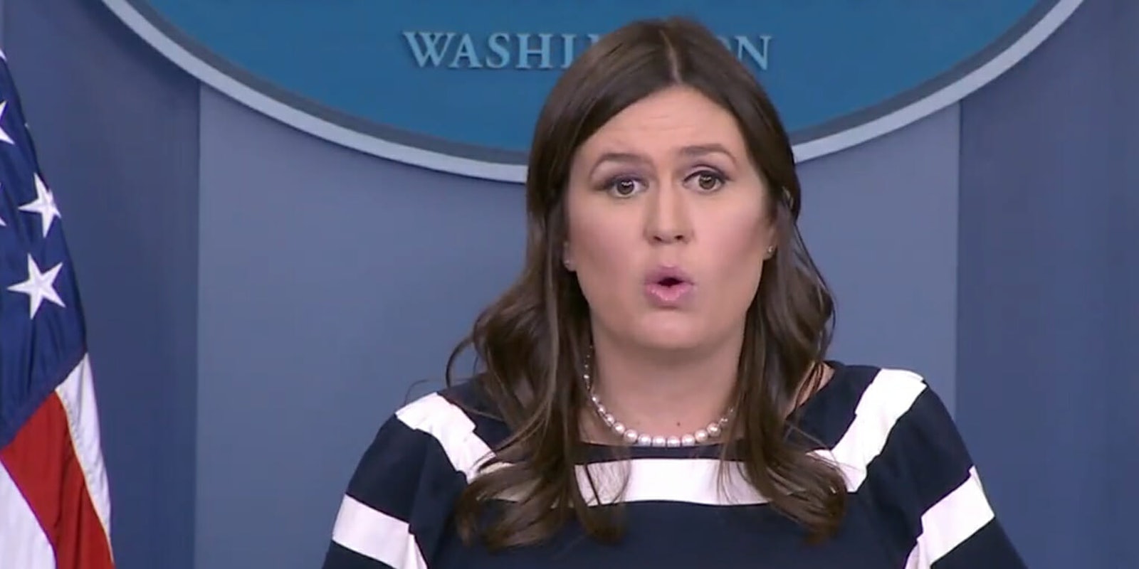 White House Press Secretary Sarah Huckabee Sanders said the payments between AT&T and President Donald Trump's longtime personal lawyer Michael Cohen was the 'definition of draining the swamp.'